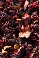 Raw Red Organic Dried Hibiscus Flower Tea