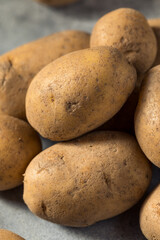 Raw Organic Russet Potatoes
