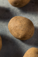 Fototapeta premium Raw Organic Russet Potatoes