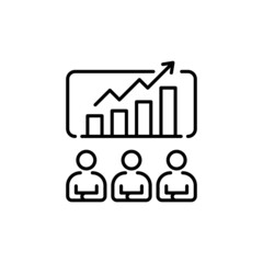 Team Efficiency icon in vector. logotype