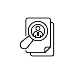 Head Hunting icon in vector. logotype