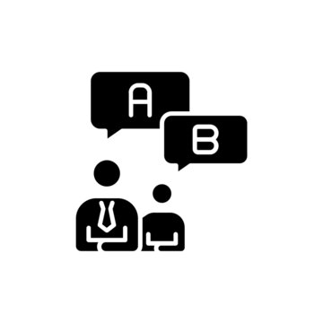 Opinions icon in vector. logotype