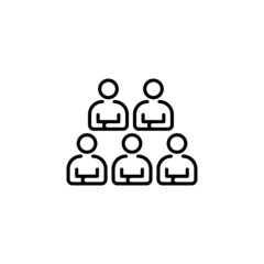 Group icon in vector. logotype