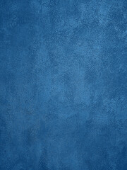 Uneven blue plaster background texture