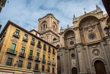 Fototapeta premium Granada from muslim architecture to Renaissence