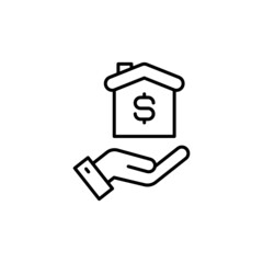 Home Loan icon in vector. logotype