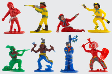 Spielzeug Antik cowboys