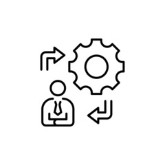 Task Manager icon in vector. logotype