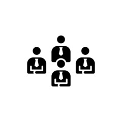 Team icon in vector. logotype