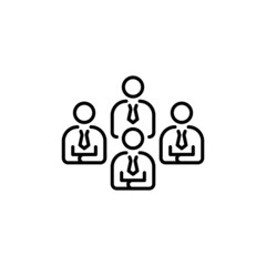 Team icon in vector. logotype