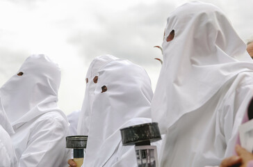 Holy Week in Zamora, Spain. Procession of the Holy Burial of Bercianos de Aliste