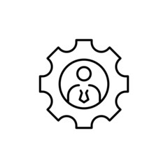Manager icon in vector. logotype