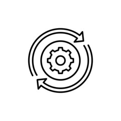 Data Management icon in vector. logotype