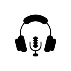 Podcasts icon in vector. logotype