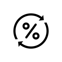 Dynamic Rate icon in vector. logotype