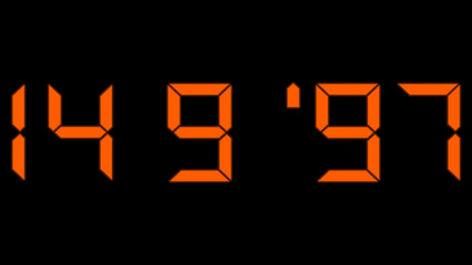 Retro Photograph Date Texture Overlays | Huji Film Date 