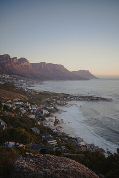 cape town beach and mountains