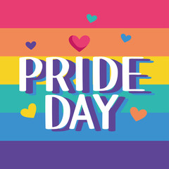 pride day lettering