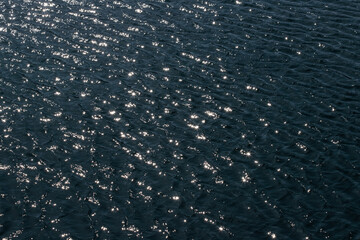 Sun reflections on the sea