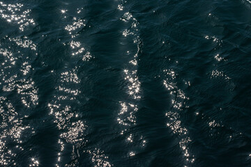 Sun reflections on the sea