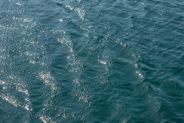 Sun reflections on the sea