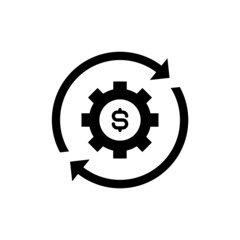 Money Management icon in vector. logotype