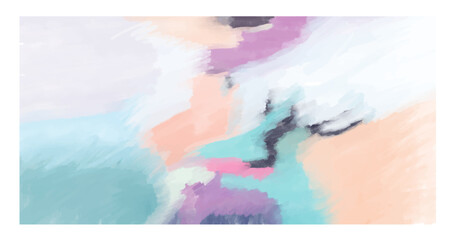 Artistic vector modern simple abstraction in watercolor paint style, can be used as background