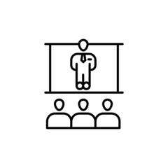 Lecture icon in vector. logotype