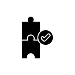 Solution icon in vector. logotype