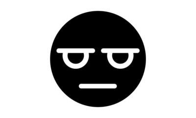 illustration of Bored Icon