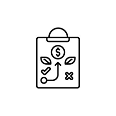 Tactical Investment icon in vector. logotype