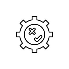 Strategy Plan icon in vector. logotype