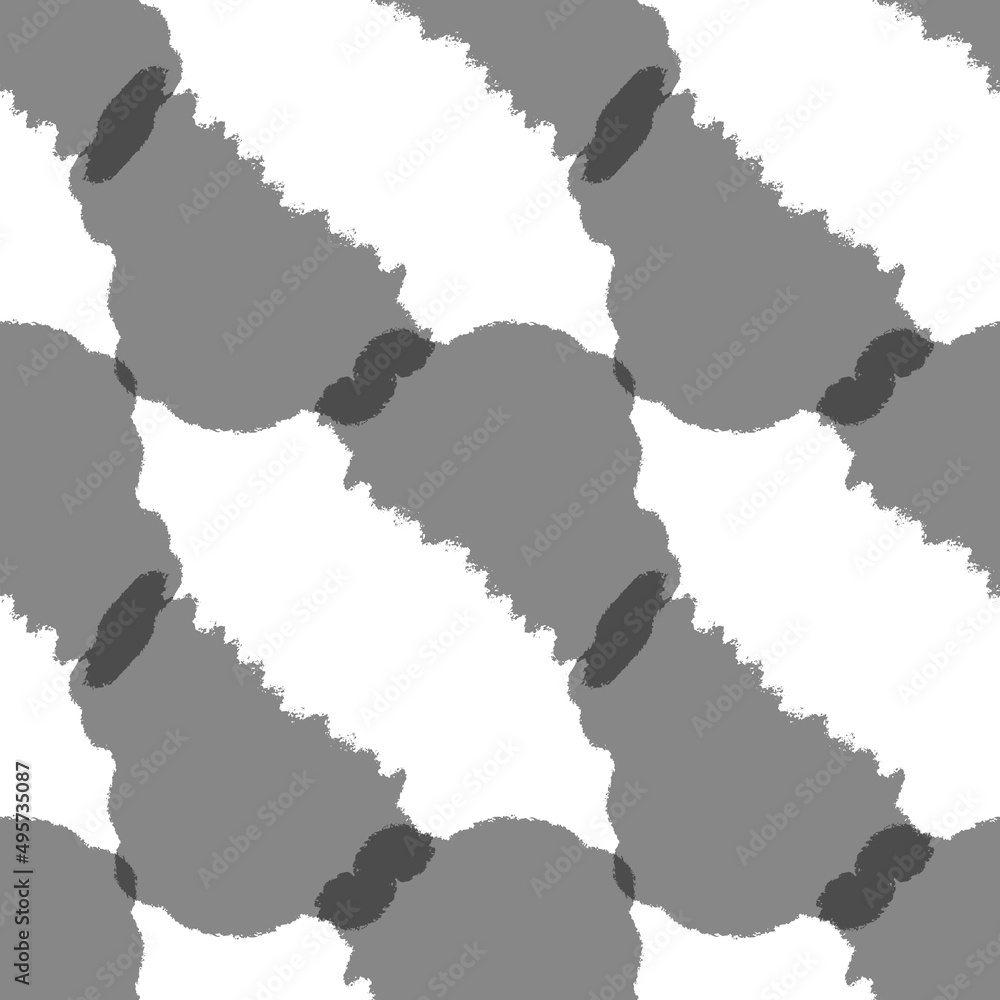 Poster black and white abstract textured pattern vector seamless repeat pattern print background