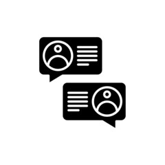 Helpline Talk icon in vector. logotype