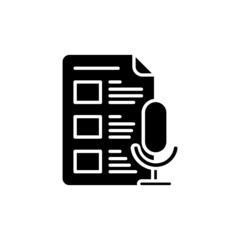 Press Release icon in vector. logotype