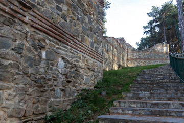 Ruins of the late antique Hisarlaka Fortress, Kyustendil, Bulgaria