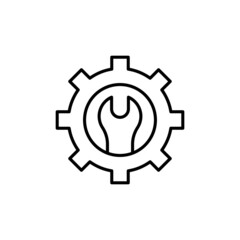 SEO Maintenance icon in vector. logotype