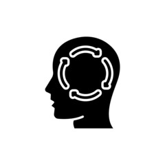 Mind Reload icon in vector. logotype