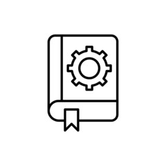 Manual icon in vector. logotype