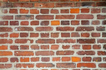 Fototapeta premium wall background urban red stone backdrop wallpaper material antique cement structure brown architecture texture