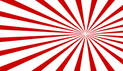 Illustration of red stripes on white background - the concept of Christmas colors