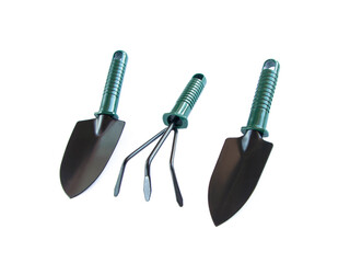 Garden Tool Collection three pieces, Hand Trowel, Hand Transplanter, Hand Cultivator. garden tool set for a wide range of gardening and landscaping projects, including digging, weeding, transplanting