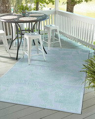 Outdoor area rug carpet textile texture design.