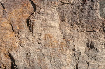 Stone abstract old architectural background. Stone old textured tiles made of natural stone.