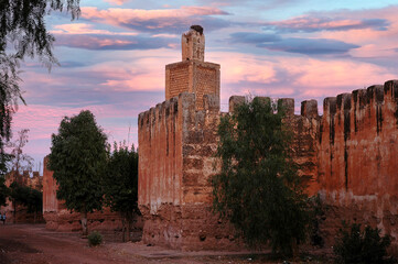 Kasbah of the city of Kasba Tadla in Morocco