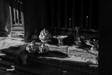 temple offerings at Angkor Wat