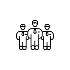 Business Group icon in vector. logotype