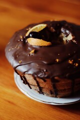 Respostería budín chocolate y naranja