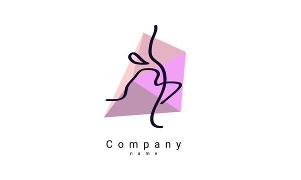 Ballet Logo Aesthetic Template