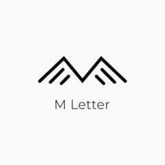 Letter M Logo Design for Corporate Real estate Property Business